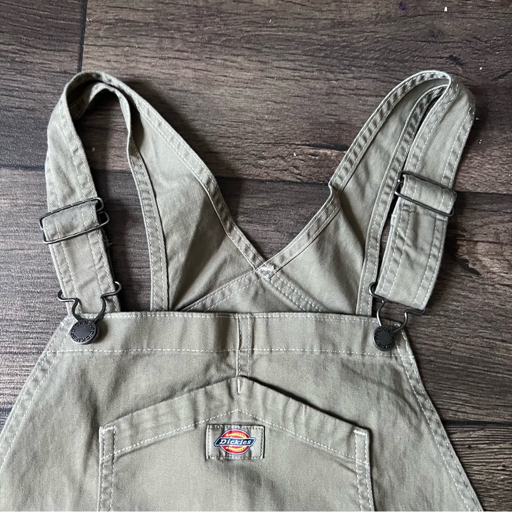 Dickies Women's Khaki Workwear Overalls - Picture 3 of 7